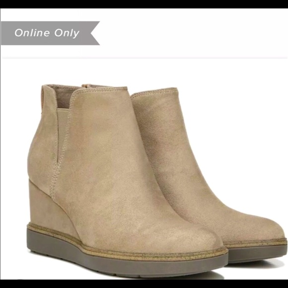 DR. SCHOLL’S JOHNNIE WEDGE BOOTIE Tan boot shootie - Picture 6 of 11